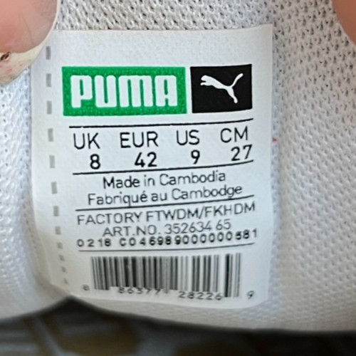 Puma Suede Classic Mens Size 9 Red White Athletic Lifestyle Shoes Sneakers thumbnail 9