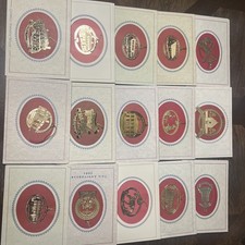 Colonial Williamsburg 24kt Gold Finish Christmas Ornaments Set of 15