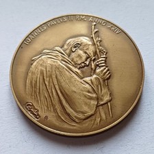 Medaglia Vaticana In Bronzo Mm 50 Circa Spl Fdc Giovanni Paolo II Lotto Sc15