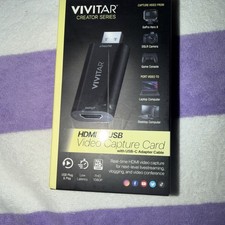 Vivitar HDMI to USB Video Converter USB Capture, Real-Time HDMI Video and Audio