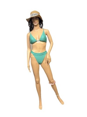 Monday Swimwear Barbados Top & Argentina Bottom Jade-Grün, Gr. M &L