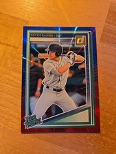 2025 Donruss Bryce Rainer Rated Prospect Red & Blue Laser Parallel No. 189