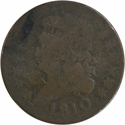 1810 Half Cent AG Uncertified #519