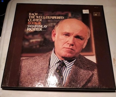  Sviatoslav Richter Bach The Well-Tempered Clavier Book II Melodia/Angel 3-LP 