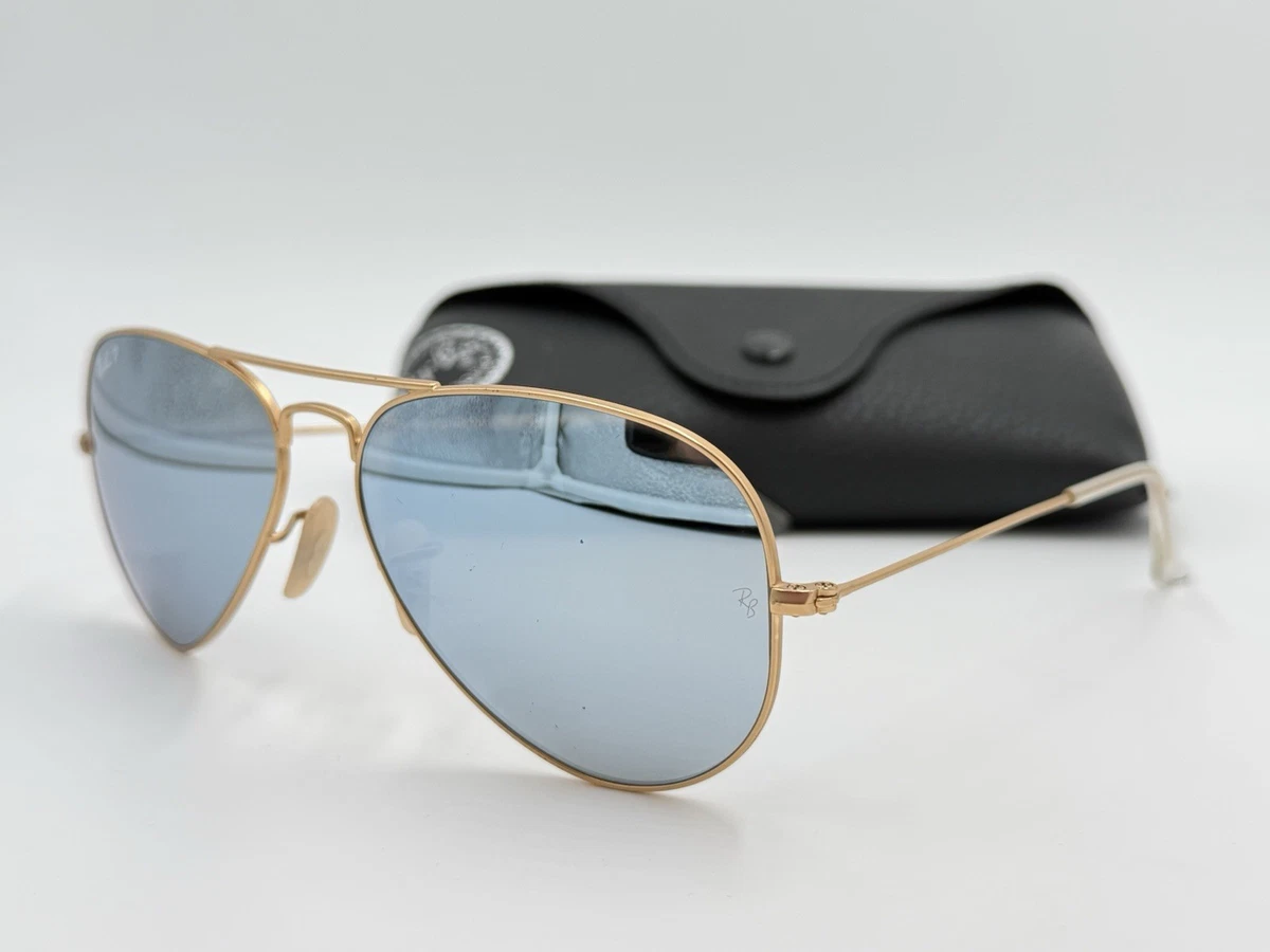 Aviator Large Ray-Ban Sunglasses RN3025 112/W3 Ray-Ban RB3025 Aviator Large Metal Silver, Black Sunglasses main image 2