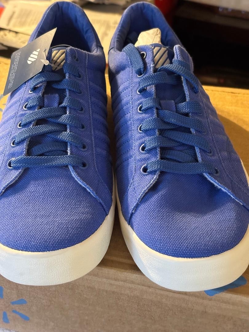 K-Swiss Belmont T Shoes (Mykonos Blue/Marshmallow) (MENS US9) (03326-486-M)