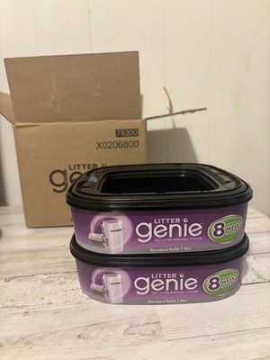 Litter Genie Cat Litter Disposal System Standard Refills 2 Packs
