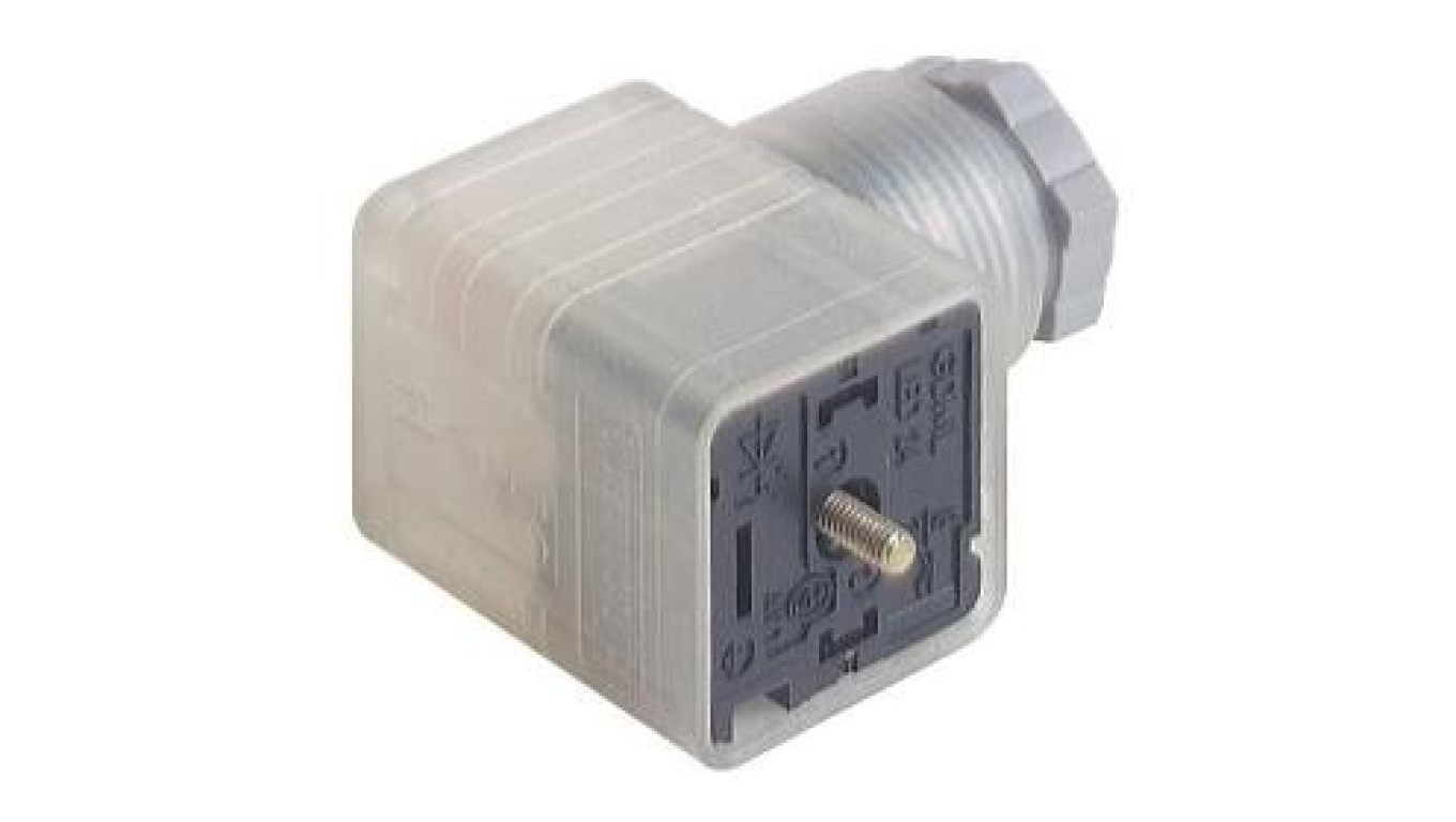 3 valve connector + PE gland M16 GDML 3011 LED 230 RG /T2UK