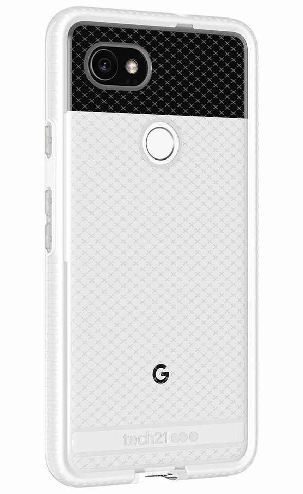 Tech 21 Evo Check Case Cover for Google Pixel 2 XL Clear White T21-5812 - Image 2 of 4