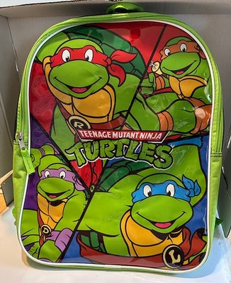 Teenage Mutant Ninja Turtles Transparent Backpack 15'' Nickelodeon  Excellent.