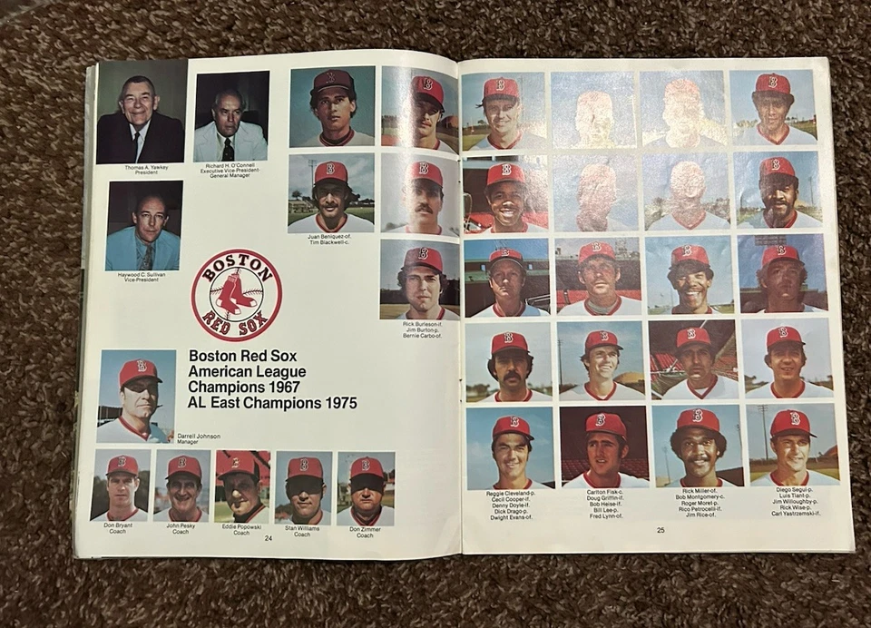 1975 World Series Program Cincinnati Reds vs Boston Red Sox - Image 4 of 4