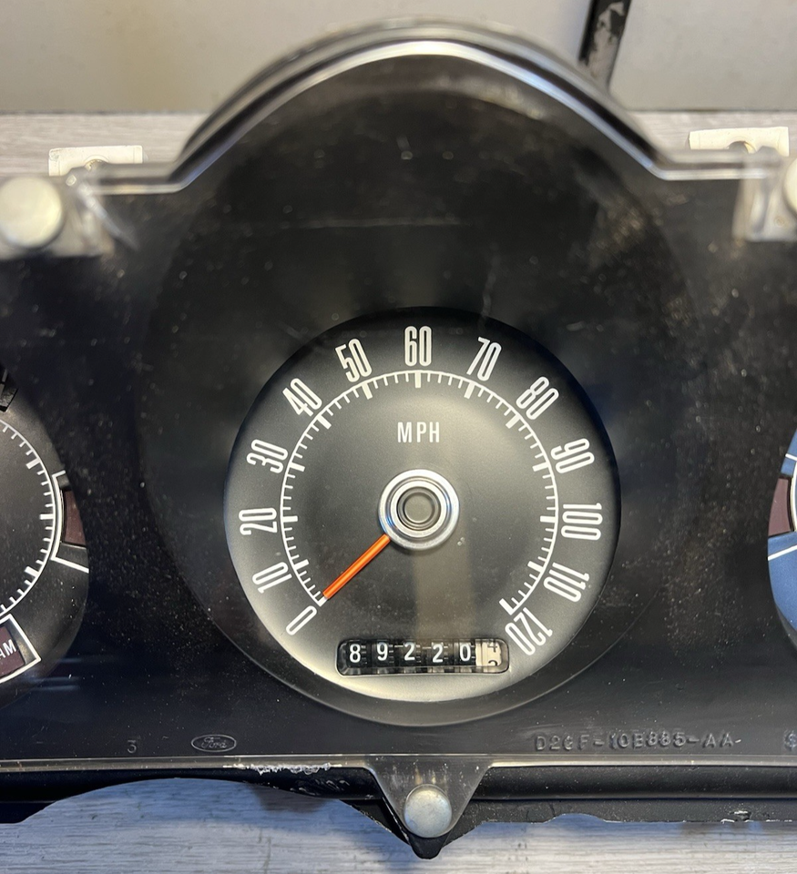 1972-1973 Ford Torino gauge instrument cluster speedometer temp fuel | eBay