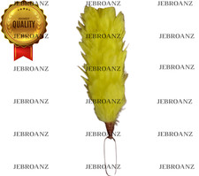 Glengarry Cap Feather Plume Hackle 6"/Balmoral Hat/Highland Head wear in Yellow