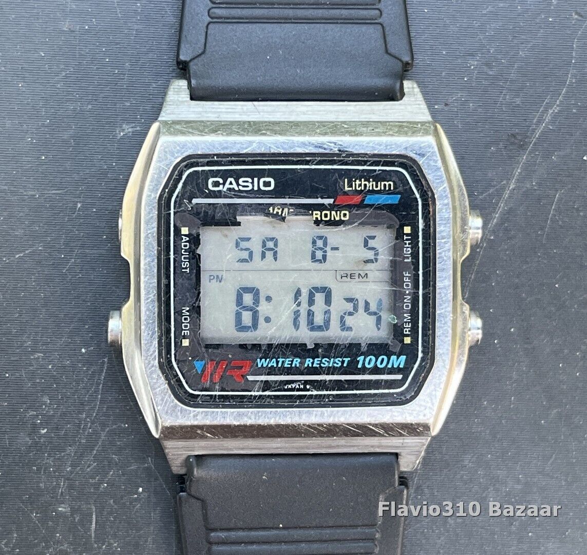 Rare 1987 Vintage CASIO W-780 (549) Japan H Stainless Steel Rare 1987 Vintage CASIO W-780 (549) Japan H Stainless Steel