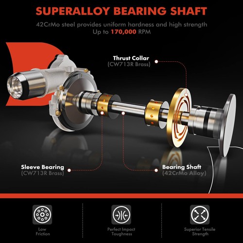 Turbocompresor nuevo para Honda CR-V 2017-2021 Civic 2016-2021 L4 1,5 L TD025L4B - Imagen 6 de 8
