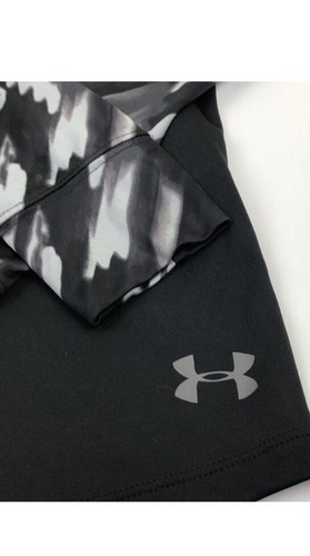 UNDER ARMOUR EUC HEAT-GEAR BLACK TOP SHIRT SWEATSHIRT HOODIE BOYS GIRLS SIZE S - Picture 2 of 8