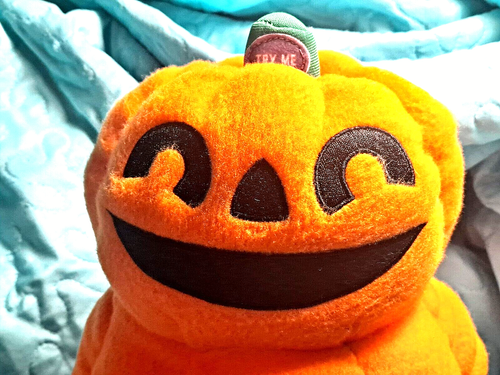 Hyde & Eek Halloween Animated Stacked Pumpkins Plush Talks Laughs Spins to Music - Picture 3 of 12