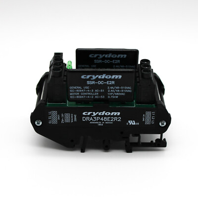 Crydom Sensata 3-Phase 480VAC/2A, 24VDC In Solid State Contactor DRA3P48E2R2