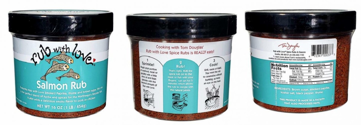 Rub with Love Salmon Seasoning (16 All-Natural Herbs and