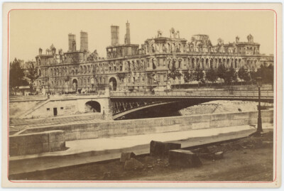 Cabinet. Axing Der Common 1871. Paris. L'Hotel Rat-