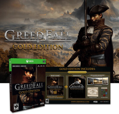 Greedfall *GOLD EDITION* Box Set (XBOX Series X / One) New