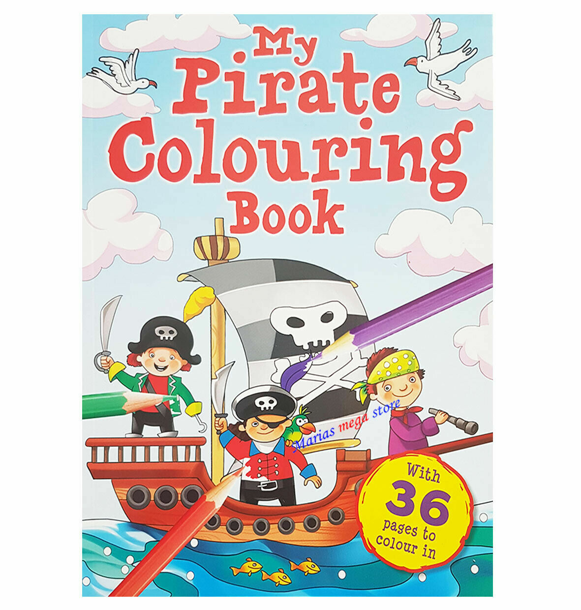 My Pirate Children's Colouring Book