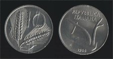10 LIRE 1986 SPIGHE E ARATRO - ITALIA FDC/UNC FIOR DI CONIO
