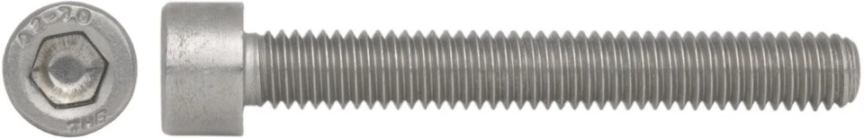 Din 912 Viti Cilindro M1,2 - M10 Brugola Acciaio Inox A2 - Immagine 2 di 4