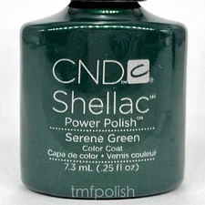 Brand New CND Shellac Gel Nail Polish - Serene Green - 0.25 fl oz
