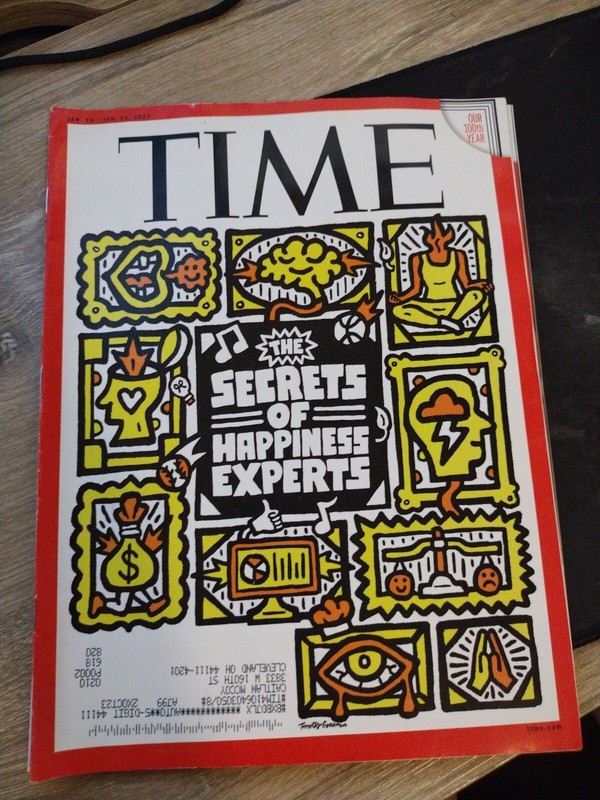 Time Magazine The Secrets of Happiness Experts 100th Year 2023 Happiness Issue