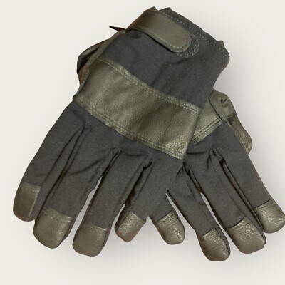 Medium HWI Gear Black Mechanic Gloves Made USA   HWI Gear MG100BW NEW!!