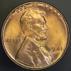 1941 LINCOLN CENT BU FRESH FROM ORIGINAL ROLL-LOT 1308