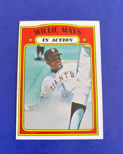 1972 Topps Willie Mays In Action  #50 NM-MT beautiful  card