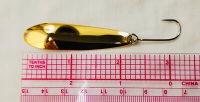 24K gold plated Trolling Spoon (smooth) 2&1/4 in. 0.13 oz by Reimagined  Tackle | eBay
