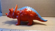 Triceratops Dinosaur Red  Blue Kid Connection For Dino 7" Long