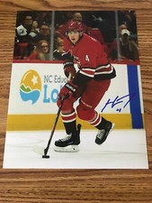 Haydn Fleury Autographed 8x10 Photo Carolina Hurricans