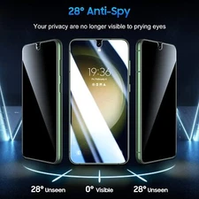 Privacy Screen Protector For Samsung Galaxy S24 S23 S22 S21 Plus S20 FE Note20 