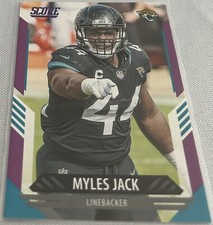 2021 Panini Score Football Myles Jack Jacksonville Jaguars Purple Parallel #180