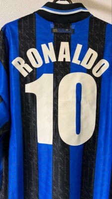 Ronaldo 10 XL INTER MILAN 1997 1998 Home Maglia Shirt Umbro Brazil