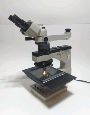 American Optical AO Microscope With Stage And Camera Port