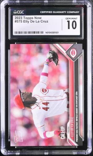 2023 Topps Now #575 Elly De La Cruz RC Reds CGC Gem Mint 10