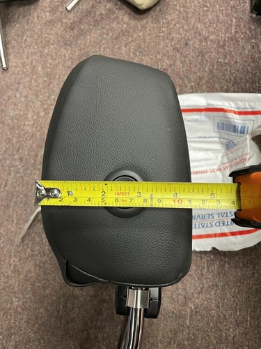 2017-2019 JAGUAR F-PACE Front SEAT HEADREST BLACK LEATHER OEM 2018 - Picture 8 of 9