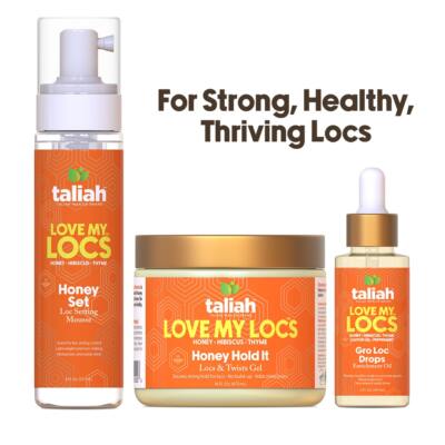 Taliah Waajid Love My Locs Honig/Hibiskus/Thymianöl/Shampoo/Mousse/Gel Vollton
