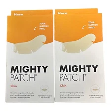 Lot of 2 Hero Cosmetics, Mighty Patch, Chin, 20 Hydrocolloid Chin Patches