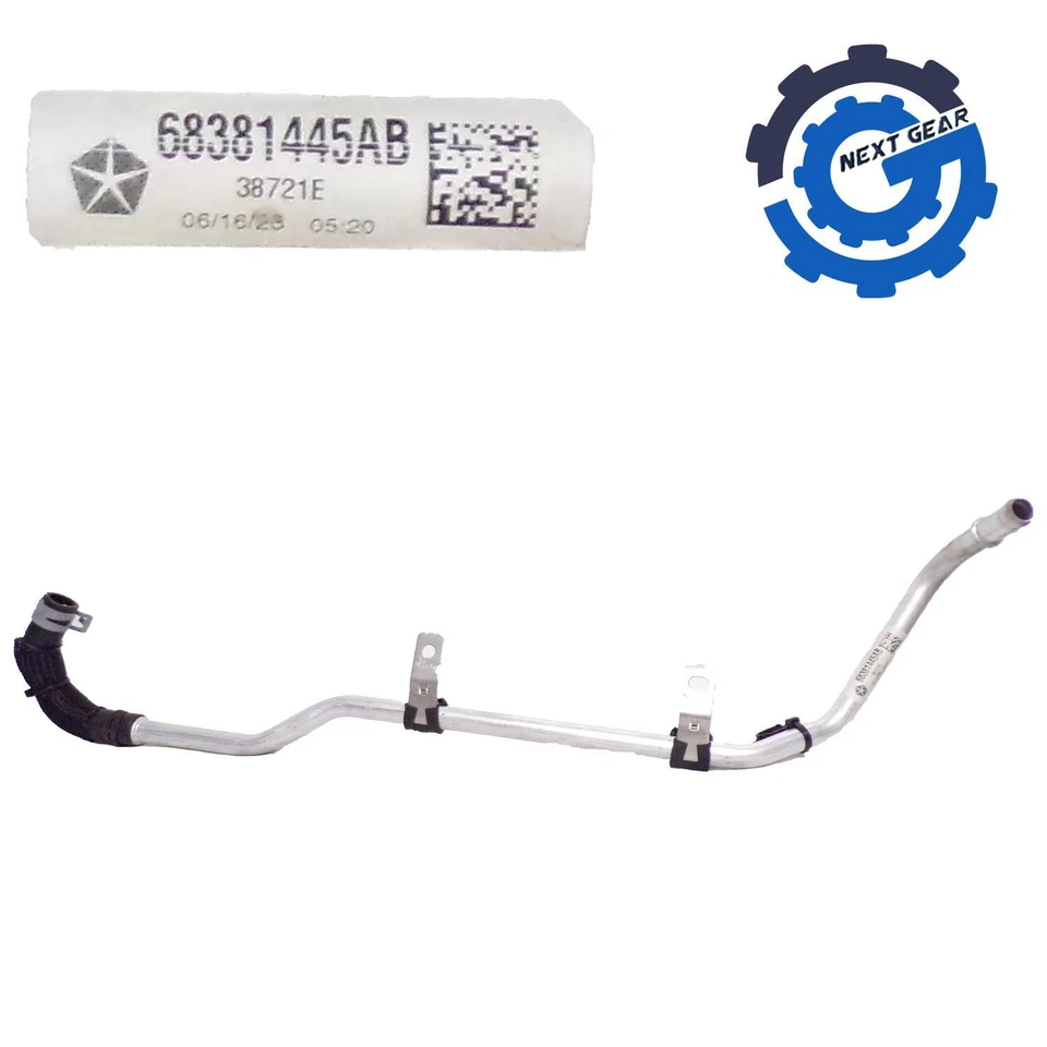 New OEM Mopar Oil Cooler Outlet Hose 2021-2024 Jeep Grand Cherokee 68381445AB - Image 2 of 2