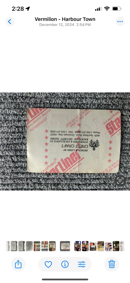 Talón de boleto Grateful Dead Jerry Garcia’s Last Show sin usar Foto 4 de 4