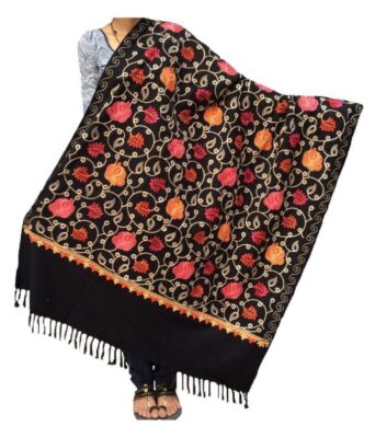 Embroidery Shawl/Fancy Scarf/Fancy Shawl/Evening Shawl/Shawl/Beaded Shawl/Fur