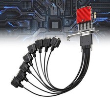 PCIE to 8-Port RS232 Serial Expansion Card Se...