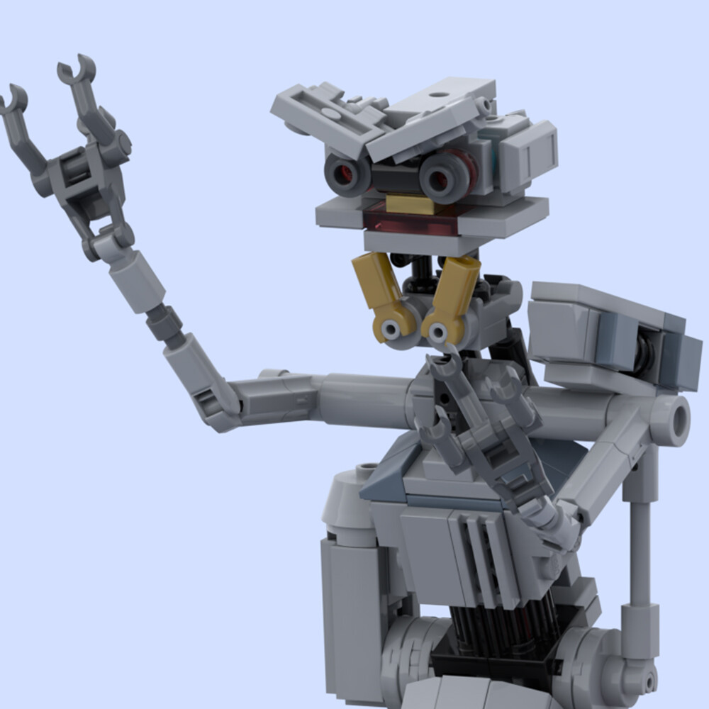 Johnny 5 Robot Building Blocks Short Circuit 2 Robots Model