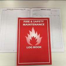 FIRE LOG BOOK A5 BRAND NEW COMPLIANT LANDLORD SECURITY SAFETY